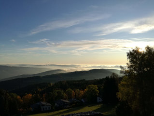 Aussicht vom Gasthof – Pension Orthof